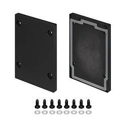 Заглушка IP-LINE-5475 BLACK глухая (Arlight, Металл)