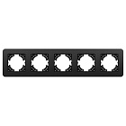 Рамка алюминиевая FRM-AKIRY-SFAL-5-BK (Arlight, -) Lednikoff