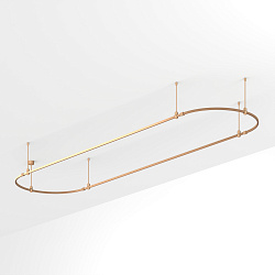 Основание ART-APRIORI-OVAL-ROD-400-4000x1000 (GD) (Arlight, IP20 Металл, 3 года)