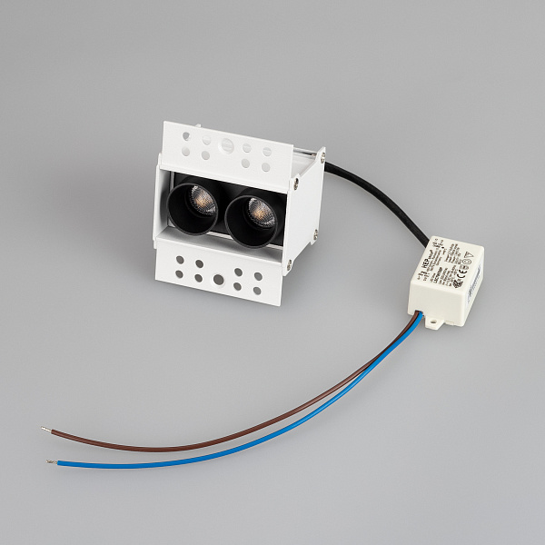 Светильник MS-ORIENT-BUILT-TRIMLESS-TC-S38x67-5W Warm3000 (WH-BK, 30 deg, 230V) (Arlight, IP20 Металл, 5 лет) Lednikoff