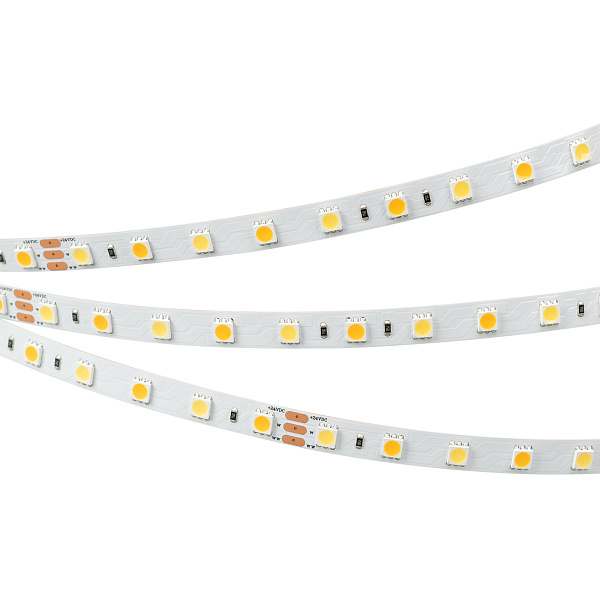 Светодиодная лента RT-B60-10mm 24V White-MIX (14.4 W/m, IP20, 5060, 5m) (Arlight, Изменяемая ЦТ) Lednikoff