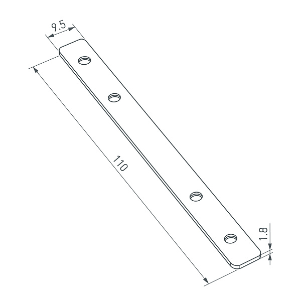 Соединитель профиля SL-COMFORT-2542-180 Set (Arlight, Металл) Lednikoff