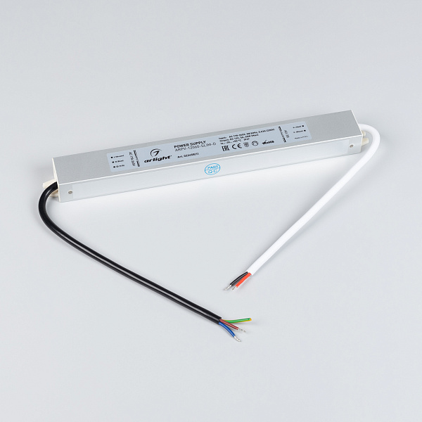 Блок питания ARPV-12060-SLIM-D (12V, 5A, 60W) (Arlight, IP67 Металл, 3 года) Lednikoff