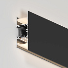 Профиль WALL-2575-DUAL-2000 ANOD BLACK (Arlight, Алюминий) Lednikoff