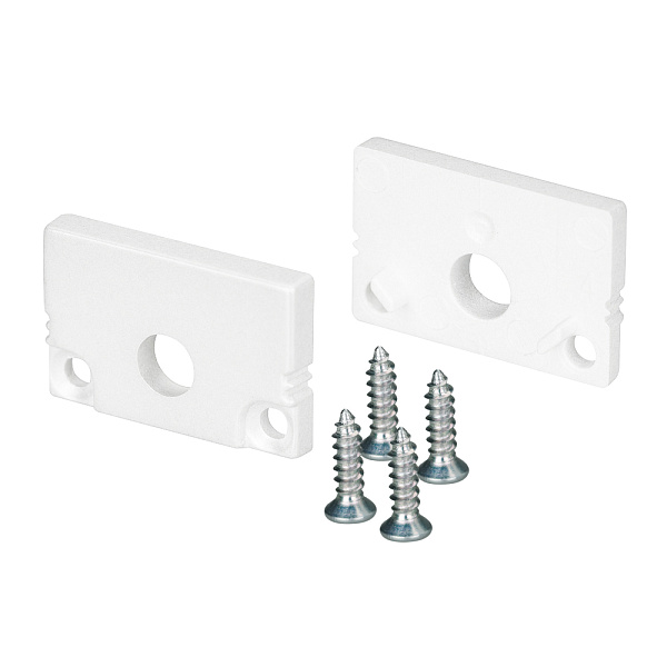Заглушка SL-SLIM20-H13 WHITE с отверстием (Arlight, Пластик) Lednikoff