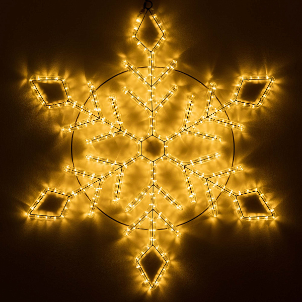Фигура светодиодная ARD-SNOWFLAKE-M9-900x900-360LED Warm (230V, 22W) (Ardecoled, IP65) Lednikoff