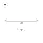 Светильник ALT-TUBULAR-MOTION-600-14W Day4000 (WH, 120 deg, 230V) (Arlight, IP65 Пластик, 5 лет) Lednikoff