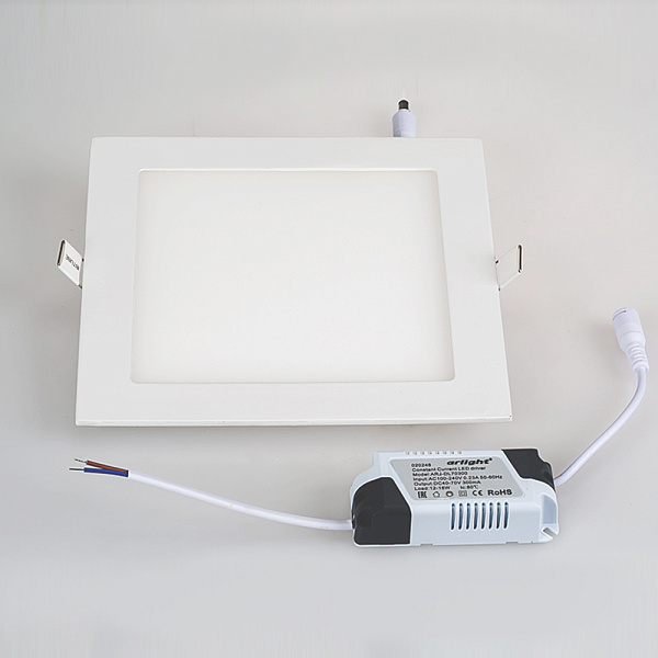 Светильник DL-192x192M-18W Day White (Arlight, IP40 Металл, 3 года) Lednikoff