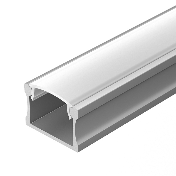 Профиль с экраном ALU-WIDE-H15-2000 ANOD+FROST (Arlight, Алюминий) Lednikoff