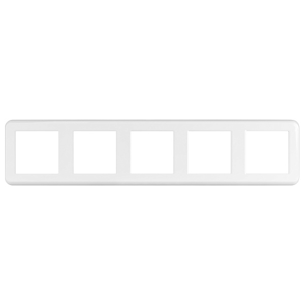 Рамка пластиковая FRM-VERSA-PL-5-WH (Arlight, -) Lednikoff