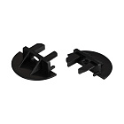 Заглушка для MIC-FS-R черная с отверстием (Arlight, Пластик) Lednikoff