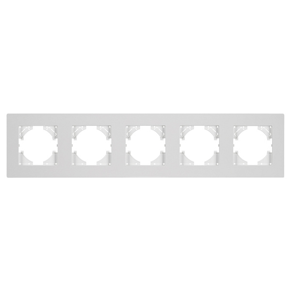 Рамка пластиковая FRM-PERIO-PL-5-WH (Arlight, -) Lednikoff