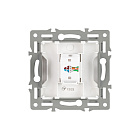 Механизм компьютерной розетки SCT-MPC1-PL-WH (RJ-45, CAT6) (Arlight, -) Lednikoff