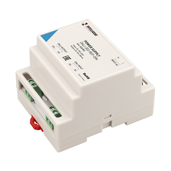 INTELLIGENT ARLIGHT Блок питания шины DALI-302-REP-DIN (230V, 250mA) (IARL, IP20 Пластик, 3 года) Lednikoff