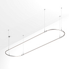 Основание ART-APRIORI-OVAL-HANG-4000x1000 (TN) (Arlight, IP20 Металл, 3 года)