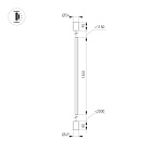 Светильник SP-TABOO-FLOOR-S1300-14W Warm3000 (BK, 90 deg, 230V) (Arlight, IP20 Металл, 3 года) Lednikoff