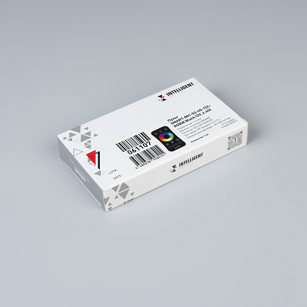 INTELLIGENT ARLIGHT Пульт SMART-801-52-4G-1SC-RGBW Black (3V, 2.4G) (IARL, IP20 Пластик, 5 лет) Lednikoff