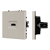 ARL NOBE Розетка HDMI софт-тач кашемир SCT-MHD1-SFPL-CA (Arlight, -)