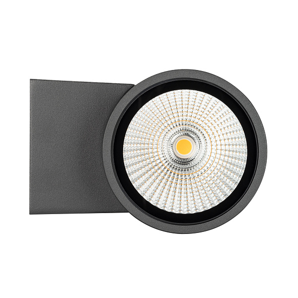 Светильник LGD-FORMA-WALL-R90-12W Day4000 (GR, 44 deg, 230V) (Arlight, IP54 Металл, 3 года) Lednikoff
