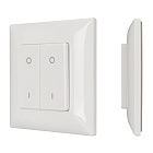 Панель SMART-P47-DIM-P-SUF (3V, 2 зоны, Knob, 2.4G) (Arlight, Пластик) Lednikoff