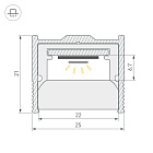 Профиль-держатель WPH-FLOOR22-2000 ANOD (Arlight, Металл) Lednikoff