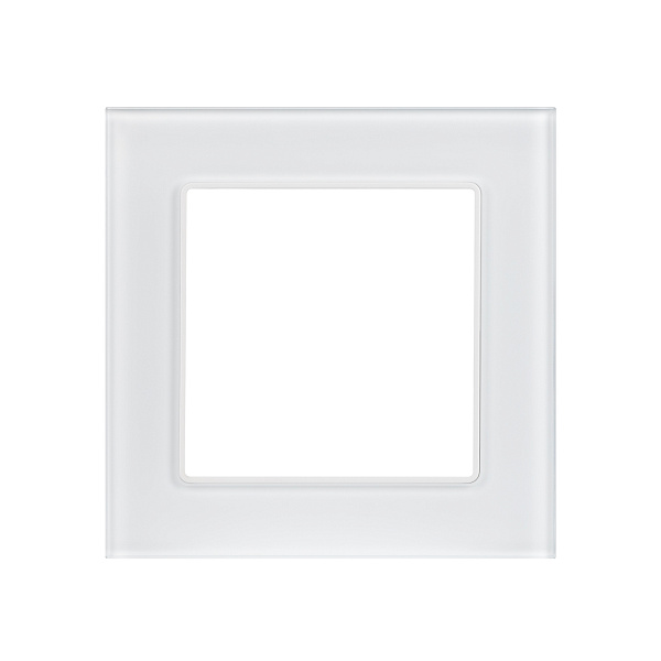 Рамка стеклянная FRM-GLARE-GS-1-WH (Arlight, -) Lednikoff