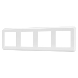 Рамка пластиковая FRM-VERSA-PL-4-WH (Arlight, -)