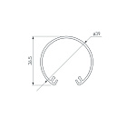 Экран ROUND-D40-2000  (Arlight, Пластик) Lednikoff