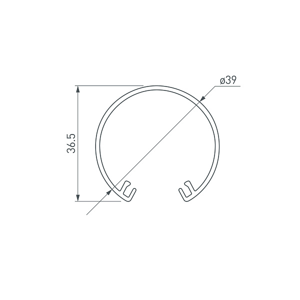 Экран ROUND-D40-2000  (Arlight, Пластик) Lednikoff