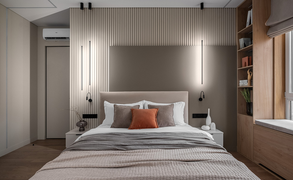 Частный интерьер квартиры ЖК "Западный порт", г. Москва 