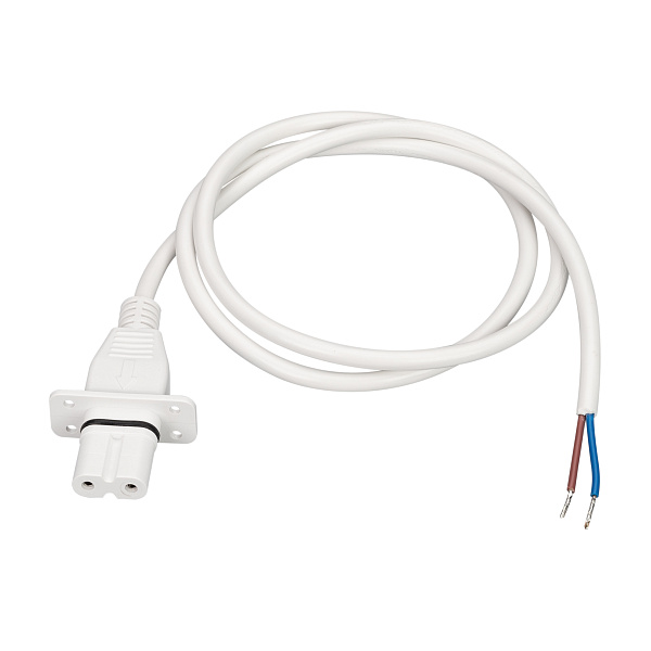 Коннектор ARL-TAIL-1000-CON-F-2pin (WH) (Arlight, IP20 Пластик, 5 лет) Lednikoff