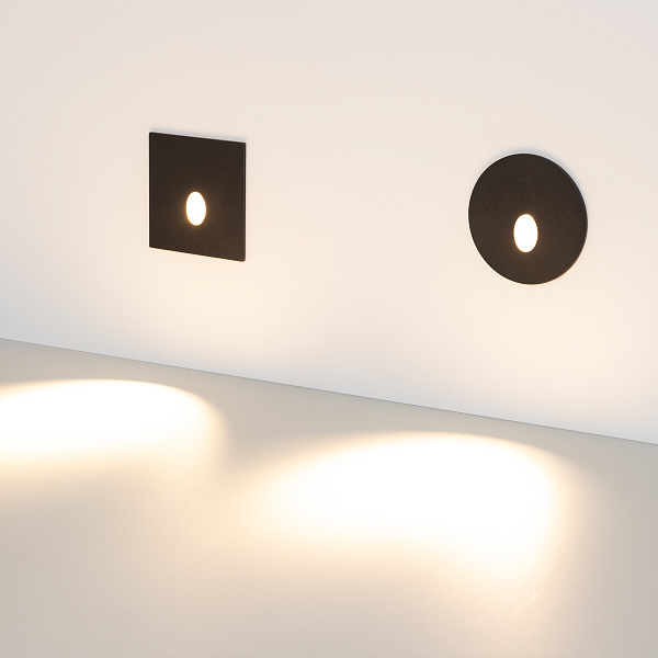 Светильник LT-GAP-R70-3W Warm3000 (BK, 30deg, 230V) (Arlight, IP65 Металл, 3 года) Lednikoff