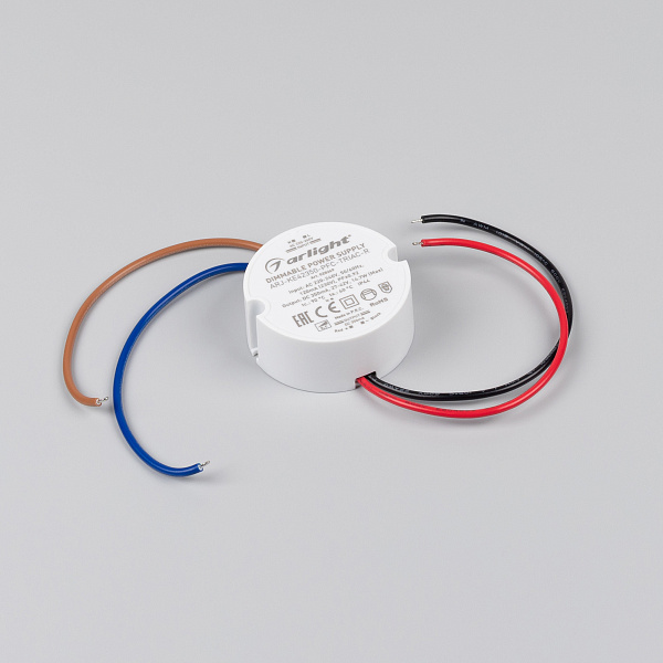 Блок питания ARJ-KE42350-PFC-TRIAC-R (15W, 350mA) (Arlight, IP44 Пластик, 5 лет) Lednikoff