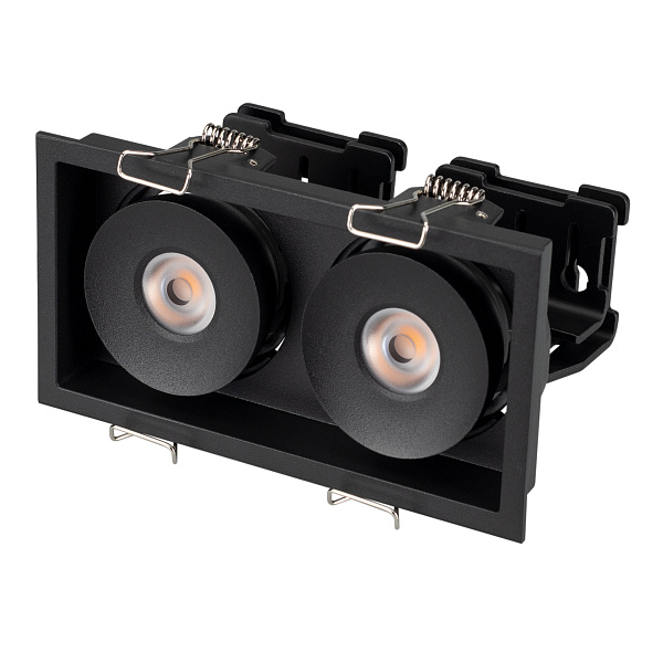 Светильник CL-SIMPLE-S148x80-2x9W Day4000 (BK, 45 deg) (Arlight, IP20 Металл, 3 года) Lednikoff