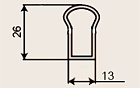 Гибкий неон ARL-NF5050-S20-220V Amber (Arlight, Закрытый) Lednikoff