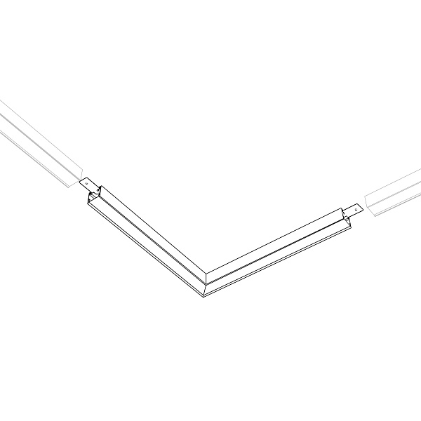 Угол SL-LINE-2522 BLACK (Arlight, Металл) Lednikoff