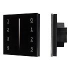Панель SMART-P34-DIM-IN Black (230V, 0-10V, Sens, 2.4G) (Arlight, IP20 Пластик, 5 лет) Lednikoff