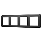 Рамка пластиковая FRM-VERSA-PL-4-BK (Arlight, -) Lednikoff