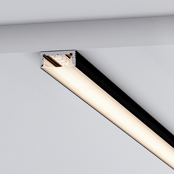 Профиль с экраном SL-SLIM-H7-2000 ANOD+OPAL (Arlight, Алюминий) Lednikoff