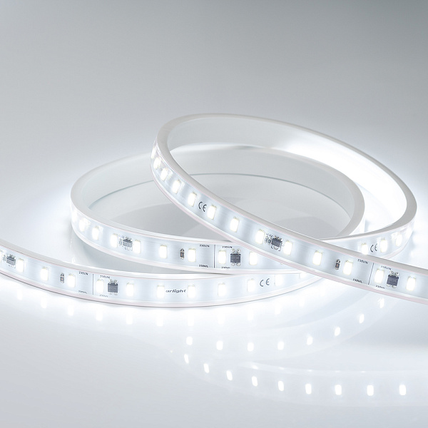 Светодиодная лента ARL-50000PC-220V White6000 (3056, 72 LED/m, IP65) (Arlight, 14 Вт/м, IP65) Lednikoff