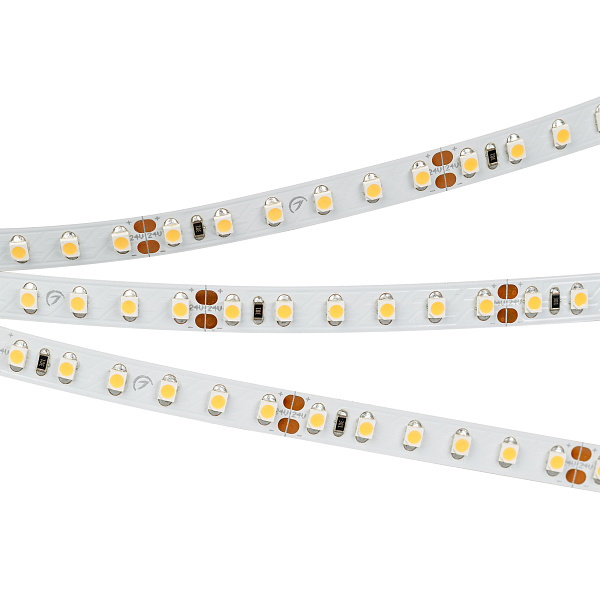 Светодиодная лента RT 2-5000 24V Warm2700 2x (3528, 600 LED, CRI98) (Arlight, 9.6 Вт/м, IP20) Lednikoff
