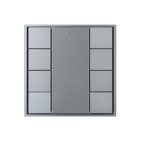 INTELLIGENT ARLIGHT Кнопочная панель DALI-201-23-8K-D2-IN Silver (BUS, Frame) (IARL, IP20 Металл, 3 года) Lednikoff