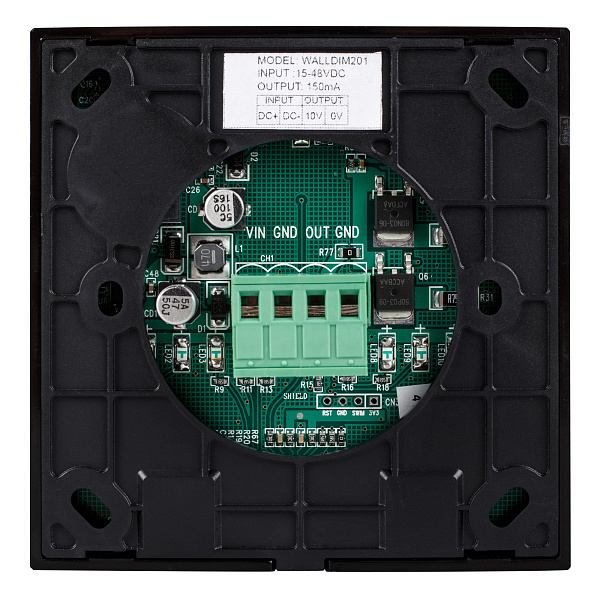 Панель Sens CT-201-IN Black (12-24V, 0-10V) (Arlight, IP20 Пластик, 1 год) Lednikoff