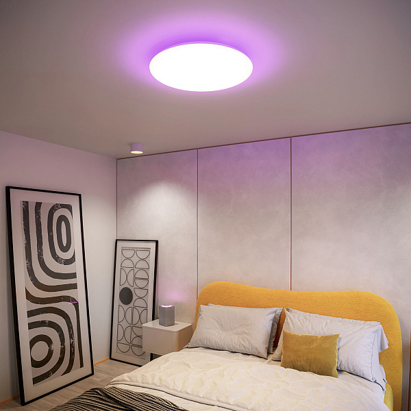 Светильник SP-FAVOR-R600-50W Day4000-MIX-RGB (WH, 100 deg, 230V, Tuya Zigbee) (Arlight, IP54 Пластик, 3 года) Lednikoff