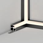 Профиль SL-KUB-DISPLAY-2525-2000 ANOD BLACK (Arlight, Алюминий) Lednikoff