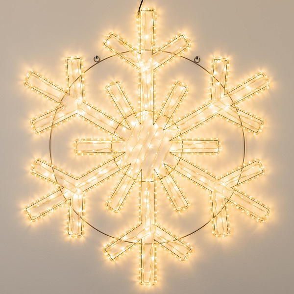 Фигура светодиодная ARD-SNOWFLAKE-M11-1250x1200-604LED Warm (230V, 36.5W) (Ardecoled, IP65) Lednikoff
