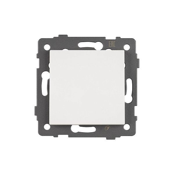 Механизм выключателя одноклавишный проходной SWT-MKP1-PL-WH-V (250V, 10A) (Arlight, -) Lednikoff