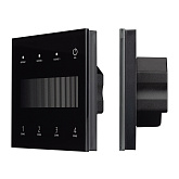 INTELLIGENT ARLIGHT Сенсорная панель SMART-DALI-301-11-4G-3SC-DT6 Черная (230V, встраиваемая, 2.4G) (IARL, IP20 Пластик, 5 лет)