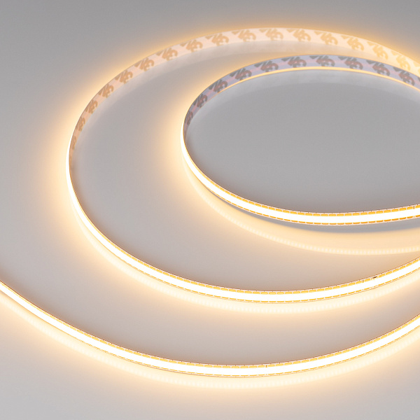 Светодиодная лента COB-X544-8mm 24V Warm2700 (11 W/m, IP20, 5m, FreeCut) (Arlight, Свободная резка) Lednikoff