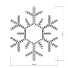 Фигура ARD-SNOWFLAKE-M5-600x600-216LED White (230V, 15W) (Ardecoled, IP65) Lednikoff